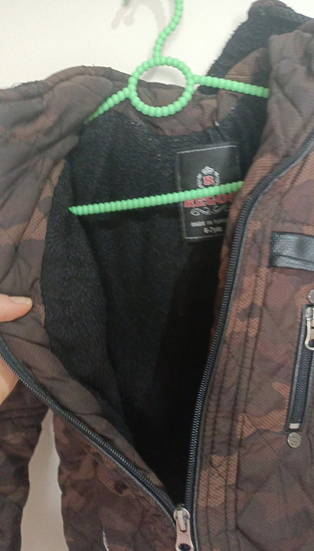 Kahverengi Kamuflaj Desenli Erkek Biker mont - Görsel 4