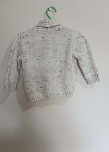 Erkek Çocuk Gri Örgü Hırka - Görsel 5