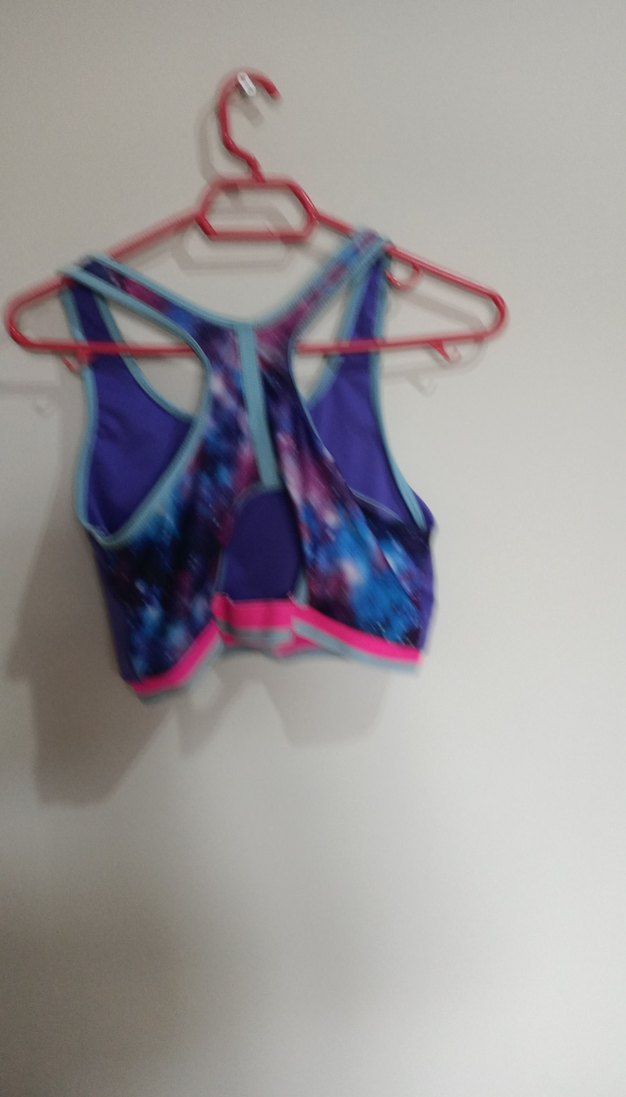 Renkli Baskılı Spor Sütyeni Mini - Görsel 5