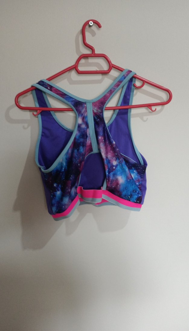 Renkli Baskılı Spor Sütyeni Mini - Görsel 4