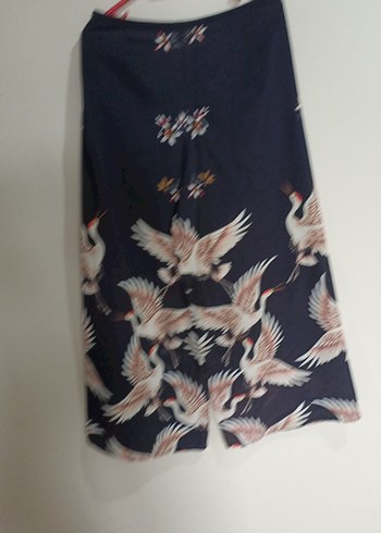 Bohem Tarz Baskılı Uzun Kadın Pantolon - Görsel 5