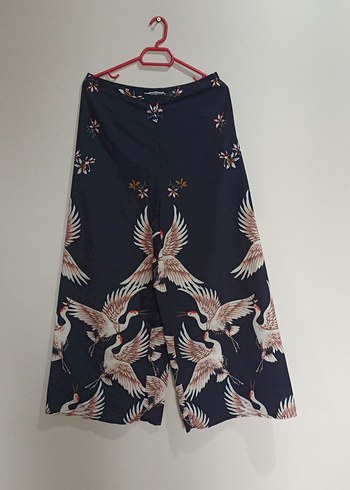 Bohem Tarz Baskılı Uzun Kadın Pantolon - Görsel 2