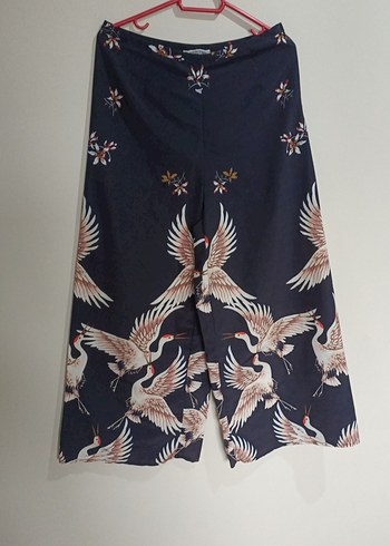 Bohem Tarz Baskılı Uzun Kadın Pantolon - Görsel 3