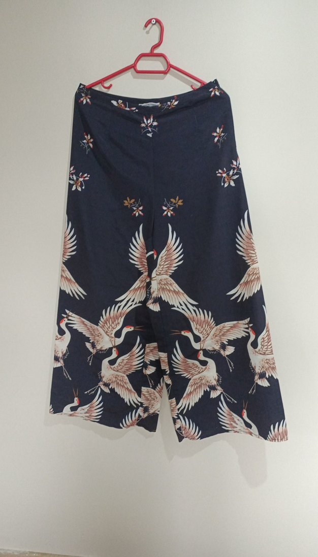 Bohem Tarz Baskılı Uzun Kadın Pantolon - Görsel 4