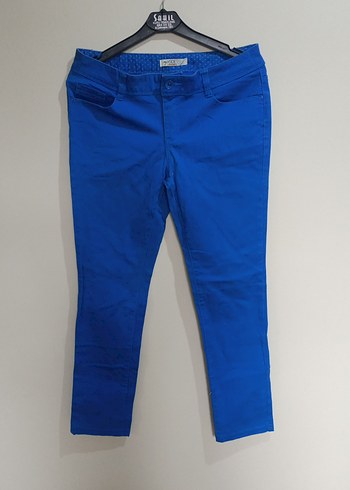 Mavi Kadın Denim Pantolon - Beli Kemerli - Görsel 4