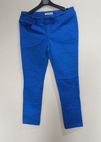 Mavi Kadın Denim Pantolon - Beli Kemerli - Görsel 2