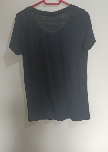 Siyah Rock Punk Payetli Tişört - Görsel 4