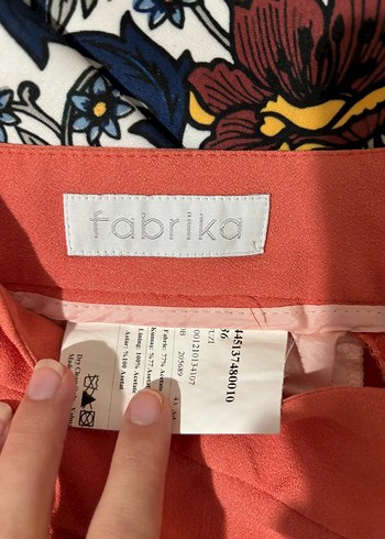 Fabrika Pembe Midi Kadın Kumaş Pantolon