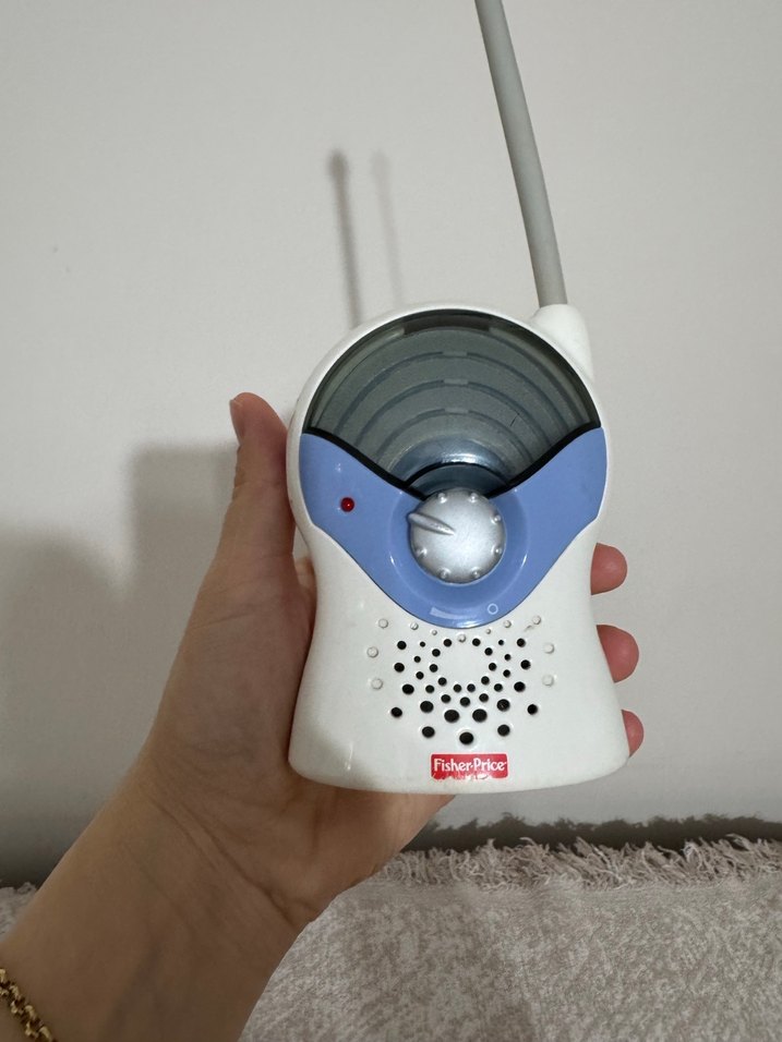 Fisher-Price Bebek Monitörü Beyaz Gri - Görsel 3