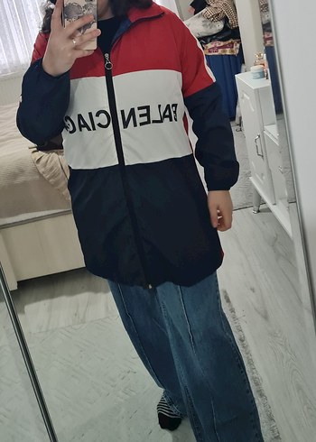 balencage Renkli Kadın yağmurluk - Görsel 3