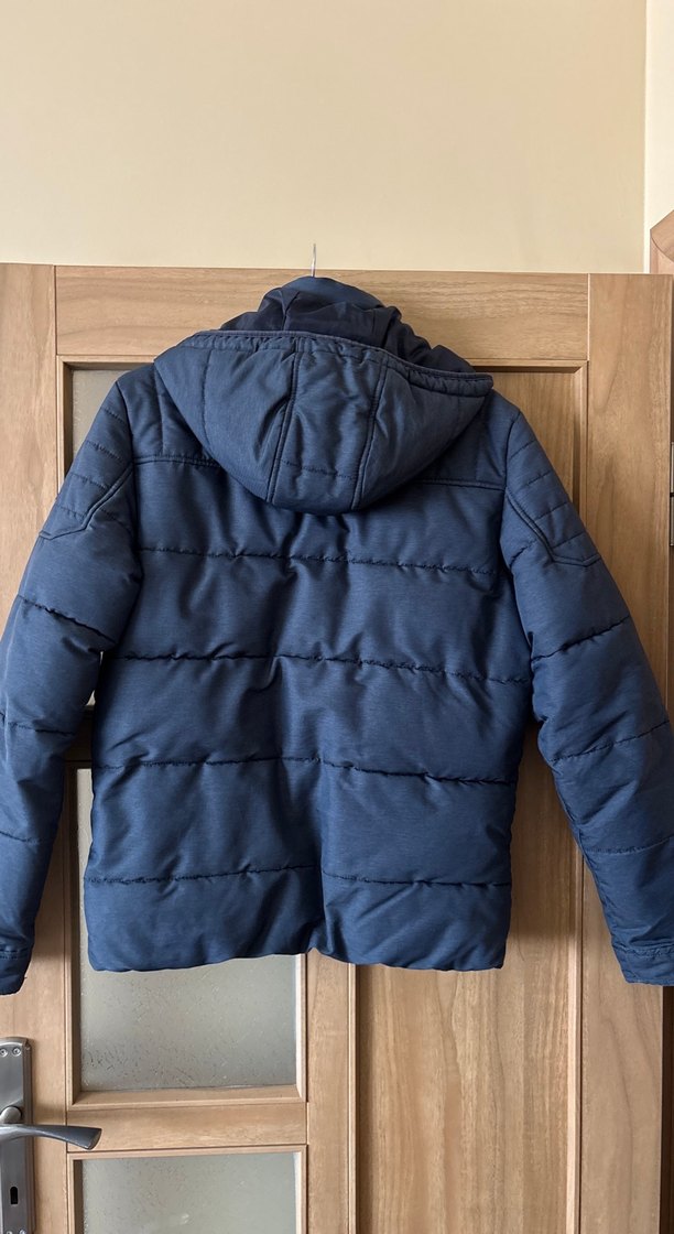 Lacivert Erkek Fermuarlı Streetwear Mont Small beden jack jones - Görsel 2