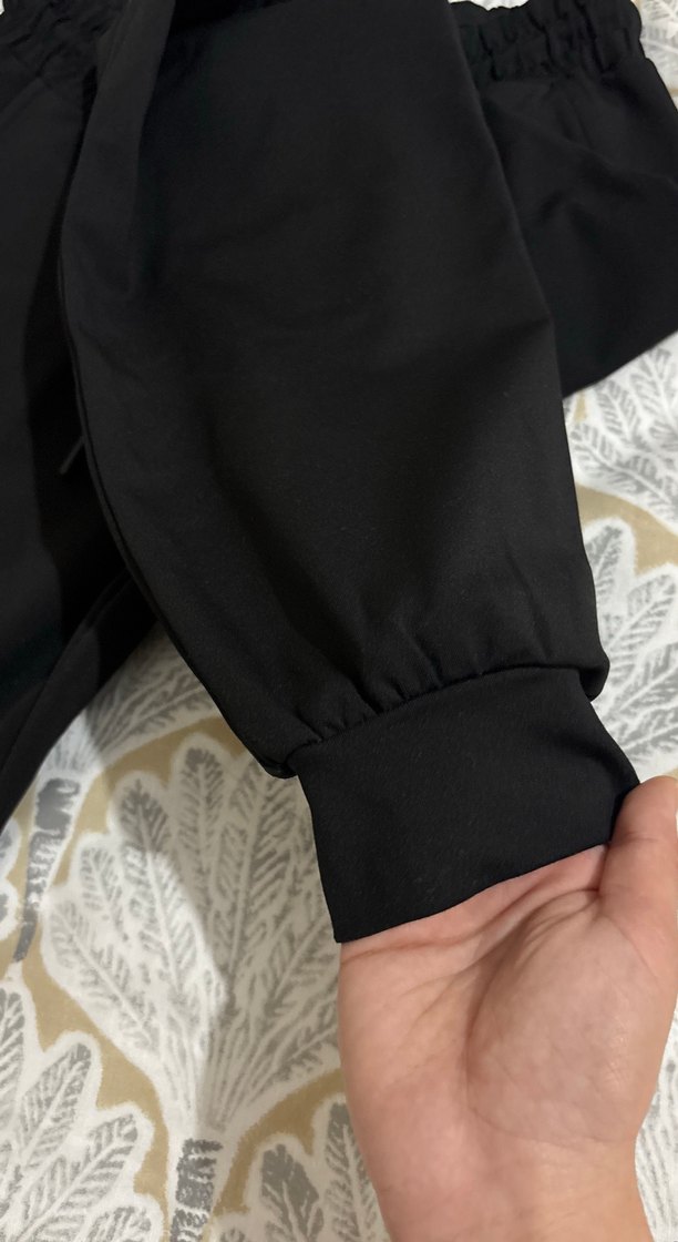 Kadın Siyah Rahat Eşofman - Görsel 5