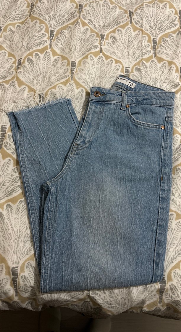 Kadın Mavi Denim Pantolon - Görsel 2