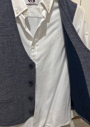 Erkek çocuk mavi Modern Klasik Takım Elbise - Görsel 3