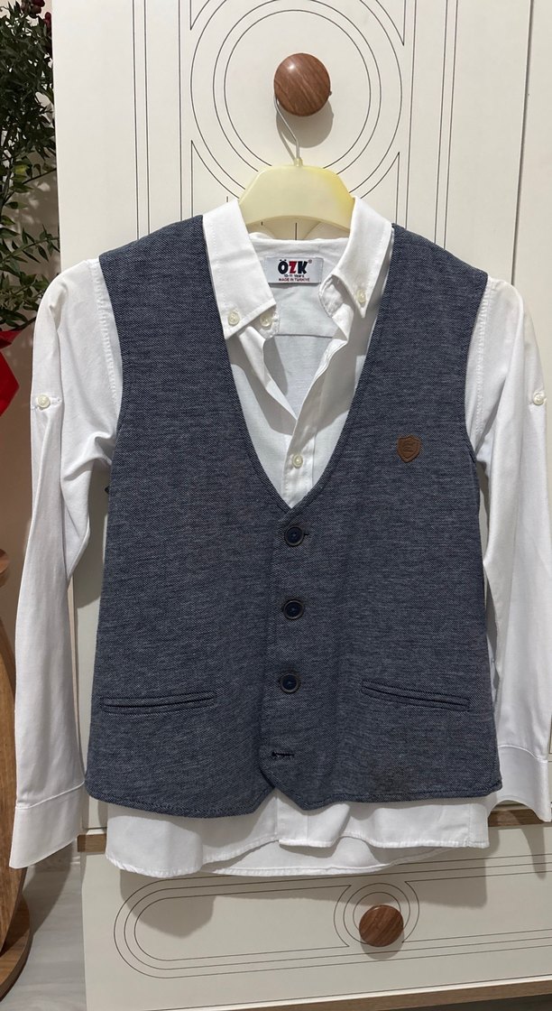 Erkek çocuk mavi Modern Klasik Takım Elbise - Görsel 2