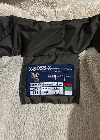 Haki Erkek Çocuk Kürklü Kapüşonlu Mont - Görsel 4