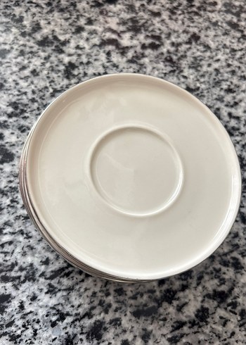 Beyaz Ağaç Desenli Seramik Fincan Seti - Görsel 2