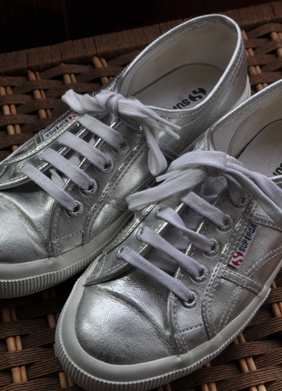 2750-COTMETU 38 Numara Silver / Gümüş Orijinal SUPERGA