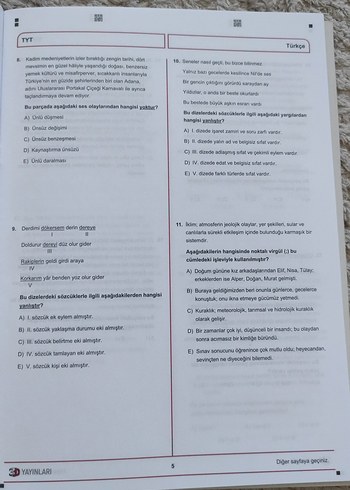 Beden AYT ve TYT Simülasyon Denemeleri ve Matematik Kitapları