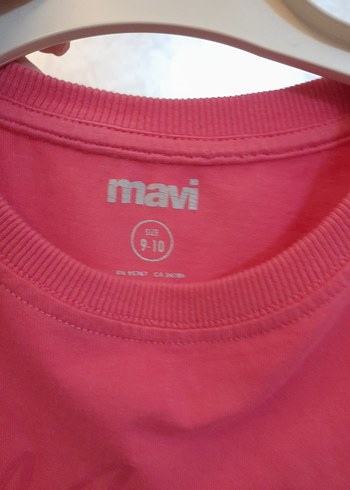 Mavi Kız Çocuk Pembe Kısa Kollu Basic Tişört