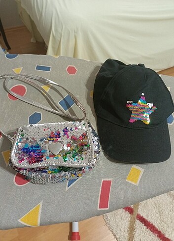 5-8 Yaş, 22 cm Beden LCW marka şapka ve çanta