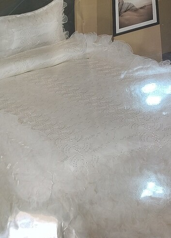  Beden beyaz Renk Yatak örtüsü 