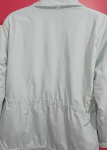 Düğmeli Turkuaz renk Kız Çocuk Mont - Görsel 3