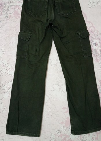 Haki Yeşili Kadın Kargo Pantolon - Görsel 5