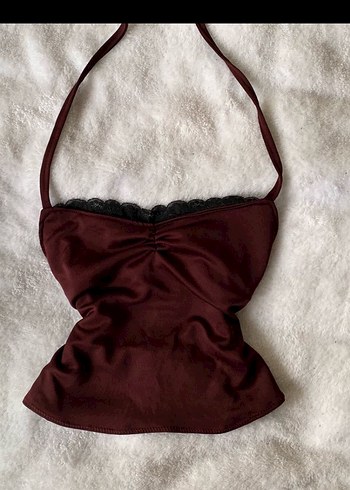 Bordo Mini Chery Crop - Görsel 3