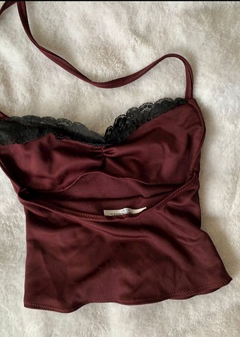 Bordo Mini Chery Crop - Görsel 2