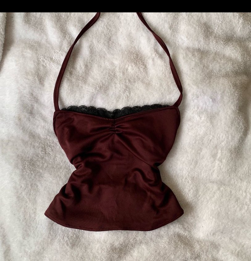 Bordo Mini Chery Crop - Görsel 3