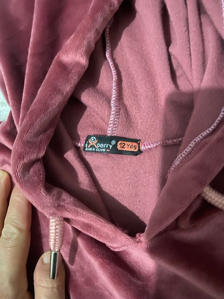 Bordo Kadın Rahat Kesim Uzun Kollu Eşofman Takımı - Görsel 3