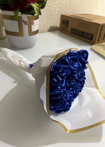 Beden mavi Renk Mavi Gül Buketi