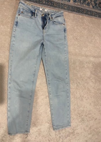 Mavi Normal Boy Kadın Denim Pantolon