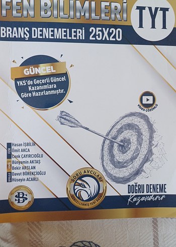 TYT Fen Bilimleri Branş Denemeleri 25x20