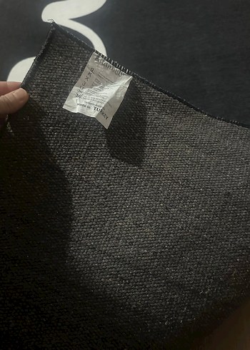 Ananas Baskılı Siyah halı - Görsel 3