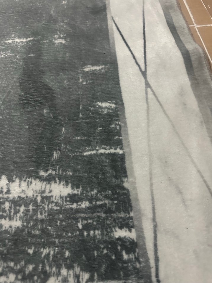 Modern Siyah ve Gri  Halı - Görsel 3