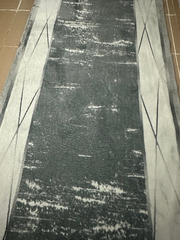 Modern Siyah ve Gri  Halı - Görsel 2