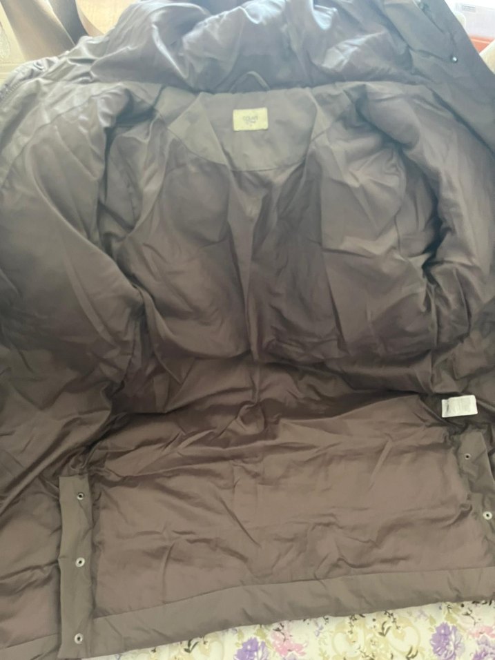 Gri Uzun Kadın Kışlık Mont - Görsel 3