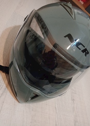 NCR Çene Açılabilir Gri Kask - Görsel 6