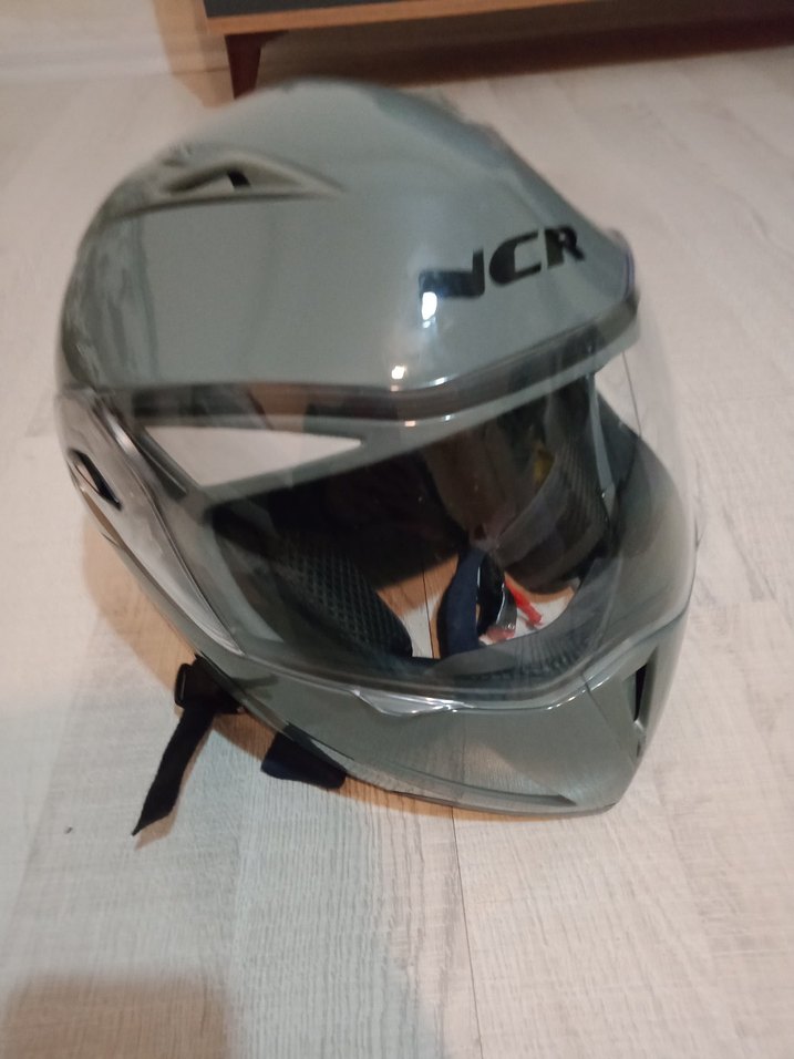 NCR Çene Açılabilir Gri Kask - Görsel 2
