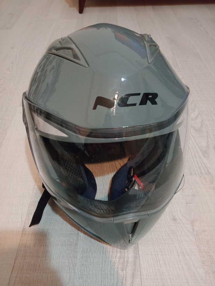 NCR Çene Açılabilir Gri Kask - Görsel 3