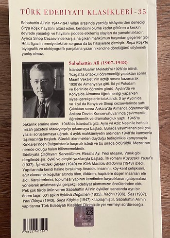 Sabahattin Ali - Sırça Köşk Romanı