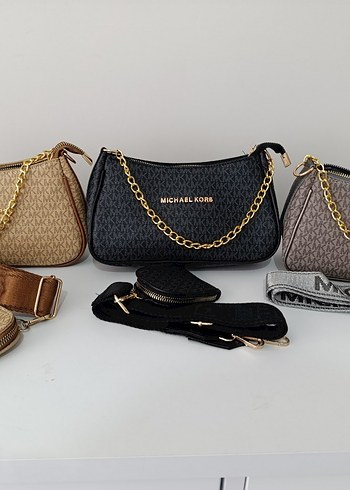 Beden Zincir Detaylı Michael Kors Kadın Deri Çanta