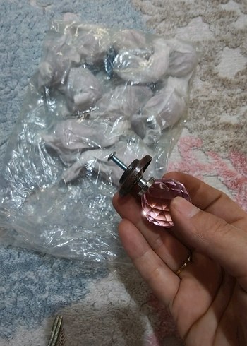 Pembe Kristal Dolap Kulbu 11 adet mevcut toplu satış - Görsel 2