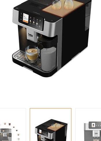 Beko Gri Beyaz Otomatik Kahve Makinesi - Görsel 2