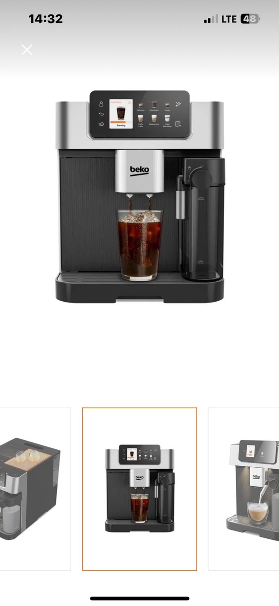 Beko Gri Beyaz Otomatik Kahve Makinesi - Görsel 3