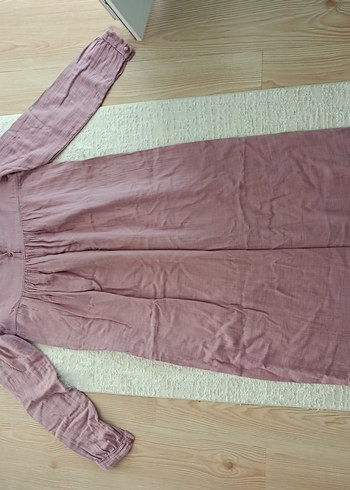 Pamuklu Düğmeli Bohem Hamile Bluzu - Görsel 2