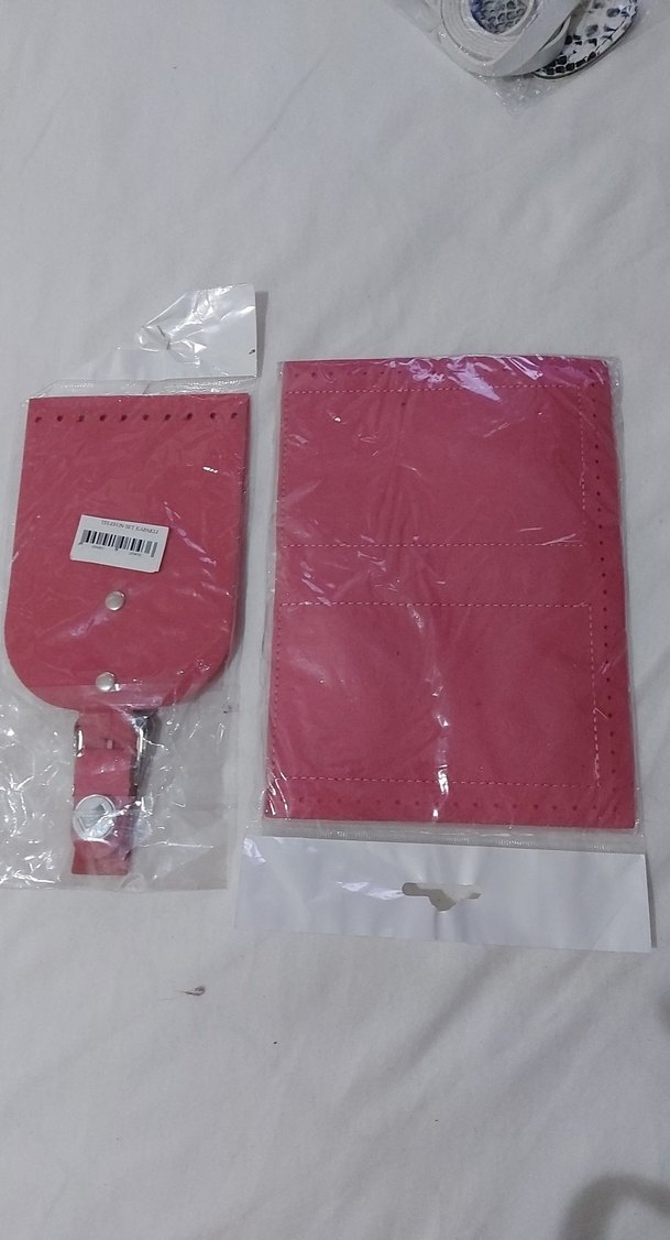 Pembe Cüzdan ve kapak aşkı elcikli set 5 parca - Görsel 2