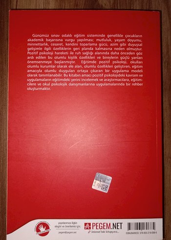 Eğitimde Pozitif Psikoloji Uygulamaları Kitabı